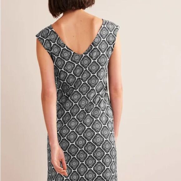 NWT Boden Sleeveless Jersey Shift Navy blue Dress size 2 NEW - Picture 6 of 6